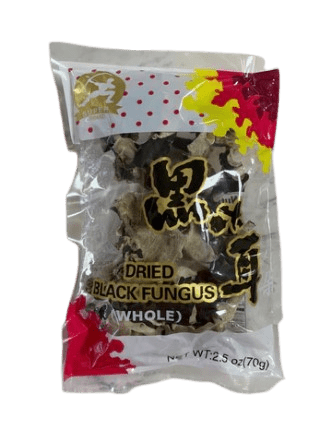 Super Dried Black Fungus Whole 2.5oz