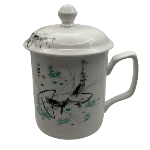 Ceramic With Cover Cup