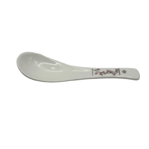 Melamine Soup Spoon White