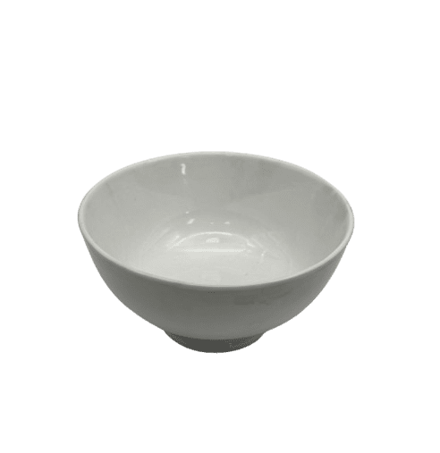 White Chinese Rice Bowl