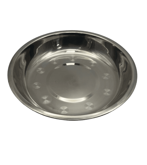 Round Shape Stainless Steel Dinner Basin Large